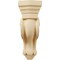 Ekena Millwork 3 3/8"W x 6 1/2"D x 10 1/2"H Los Angeles Hollow Back Corbel, Maple COR03X06X10HAMA - alternate 3